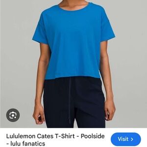 Lululemon Blue Cates T-Shirt
